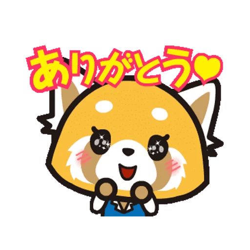 Стикер «Aggretsuko-3»