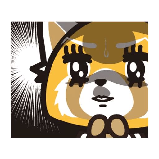 Стикер «Aggretsuko-4»