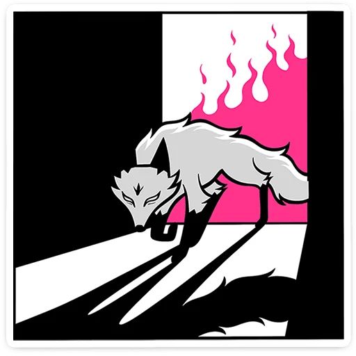 Стикер «Хищный Лис-11»