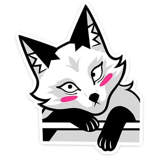 Стикер «Хищный Лис-8»