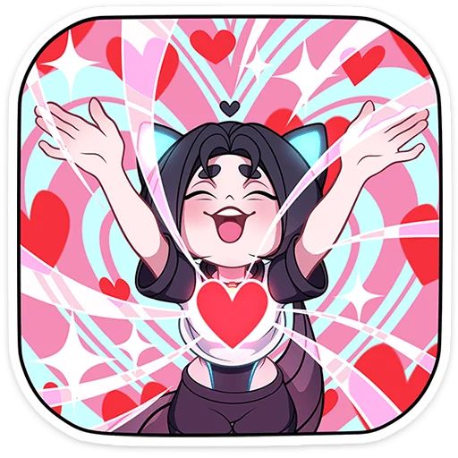 Стикер «Кибер Милшу 02-5»