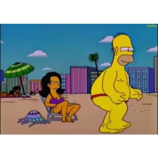 Стикер «Симпсон-2»