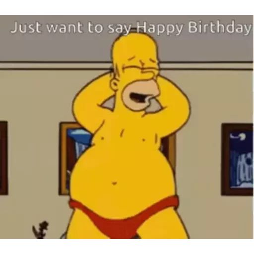 Стикер «Симпсон-3»