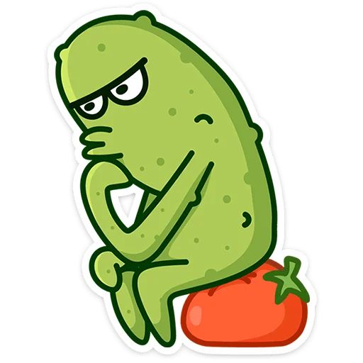 Стикер «Огурчик Димон-9»