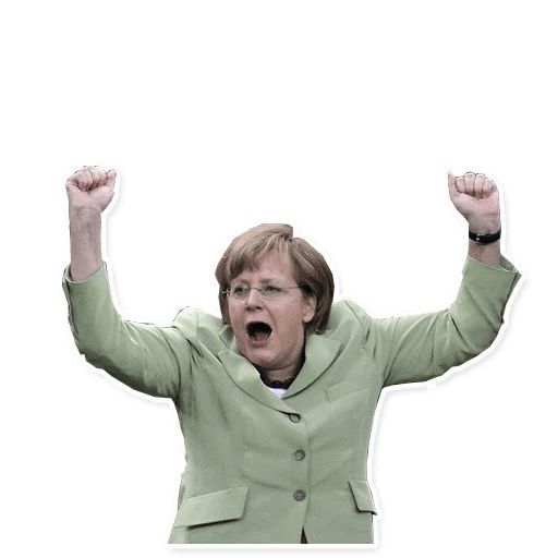 Стикер «Ангела Меркель-3»