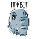 Набор стикеров «Ждун»