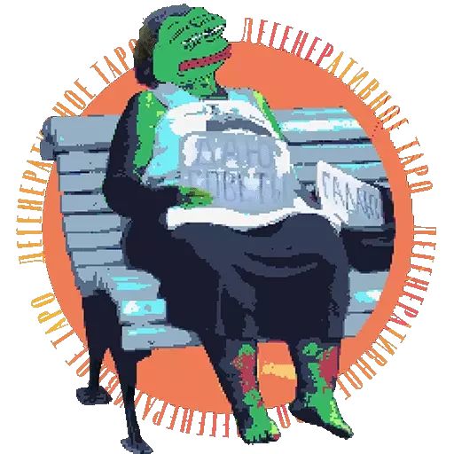 Стикер «Таро Pepes-1»