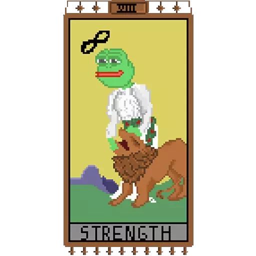 Стикер «Таро Pepes-12»