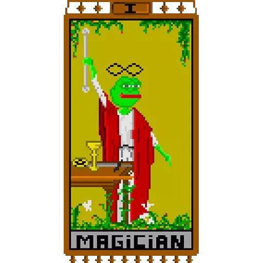 Стикер «Таро Pepes-3»