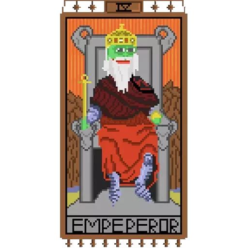 Стикер «Таро Pepes-8»