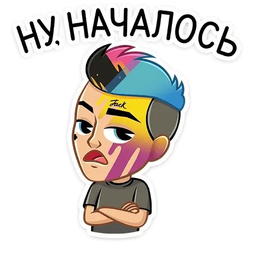 Стикер «Dirol Jack-7»