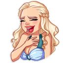 Набор стикеров «Дейенерис Таргариен»