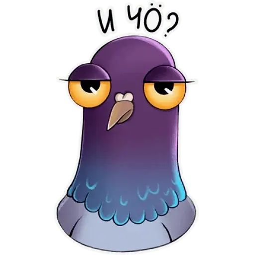 Набор стикеров для Telegram «Голубь»