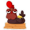 Набор стикеров «Петушок Петя»