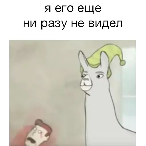 Стикер «Вопросы от ламы-8»