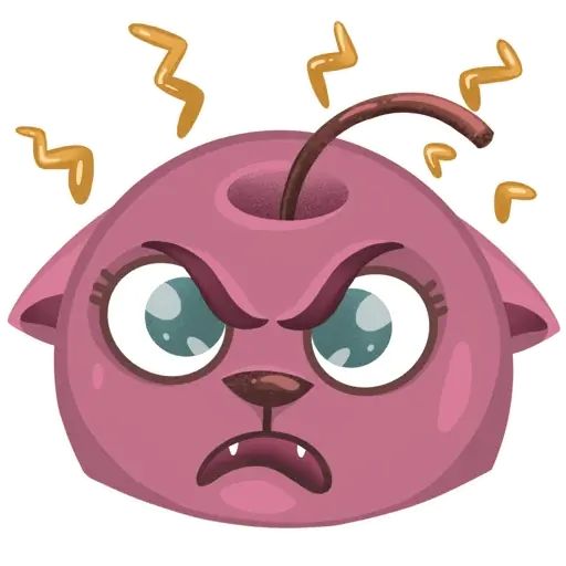 Набор стикеров для Telegram «Вишня-Кот»