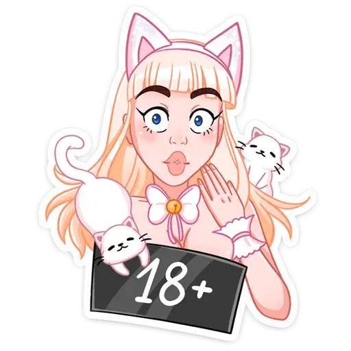 Стикер «Кошечка Каталина-10»