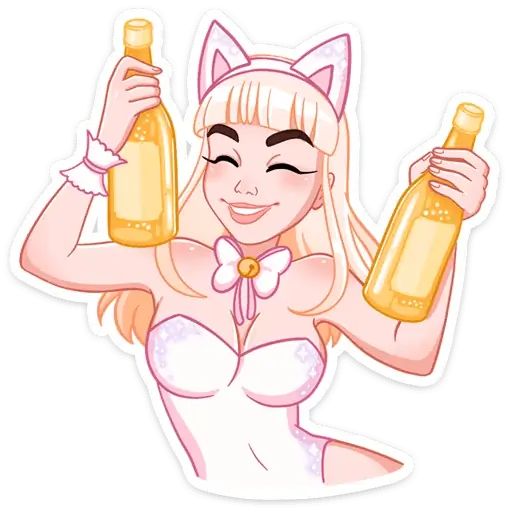 Стикер «Кошечка Каталина-11»