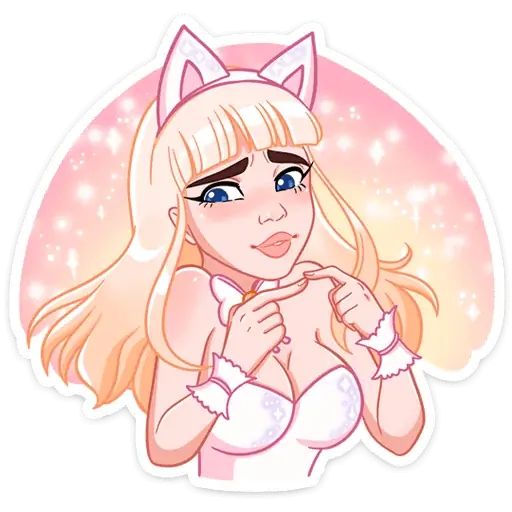 Стикер «Кошечка Каталина-3»