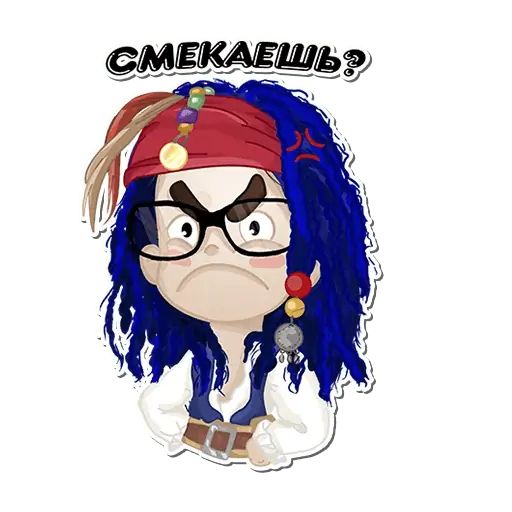 Стикер «Настя Злюка-6»