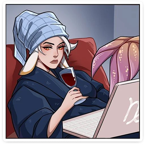 Стикер «Каприса - мифическая леди-6»