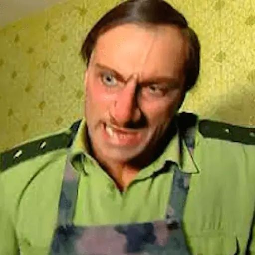 Стикер «Осторожно, модерн! 2-1»