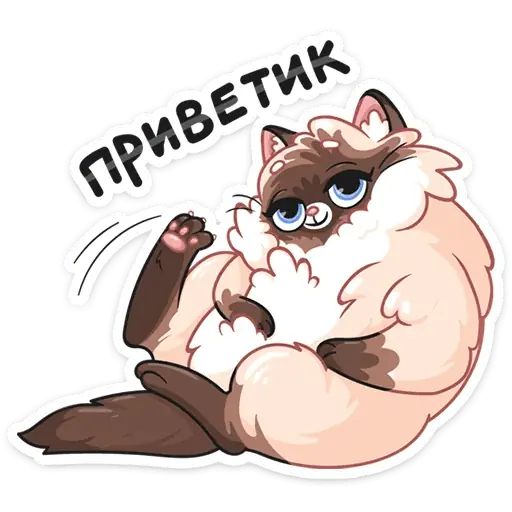 Стикер «Сиамский сахарок-2»