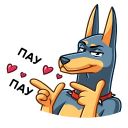 Набор стикеров «Джеф»