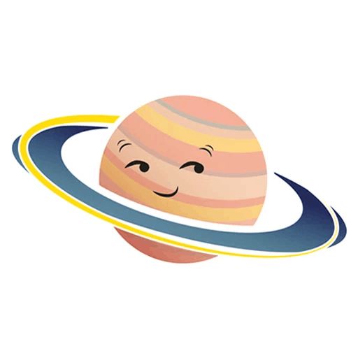 Стикер «Планета Сатурн-10»