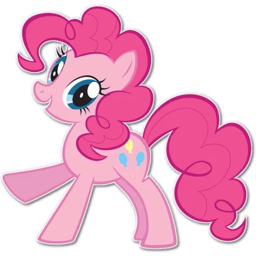 Стикер «Розовый пони-1»