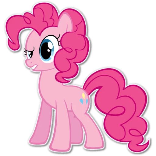 Стикер «Розовый пони-5»