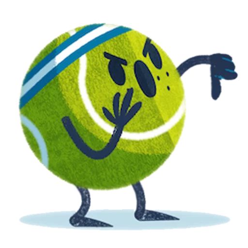 Стикер «Теннис-10»