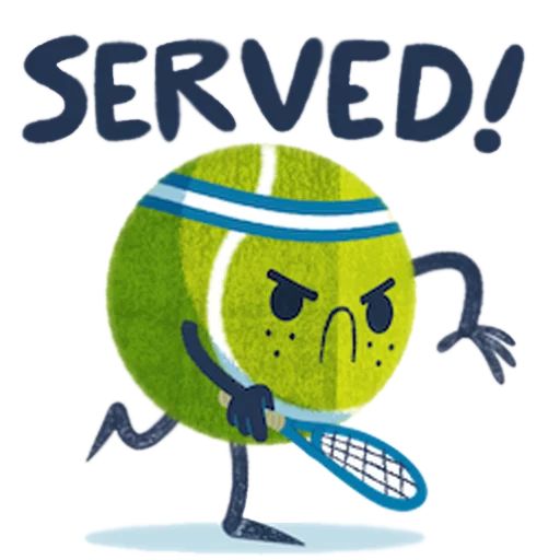 Стикер «Теннис-2»