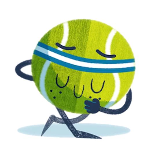 Стикер «Теннис-4»