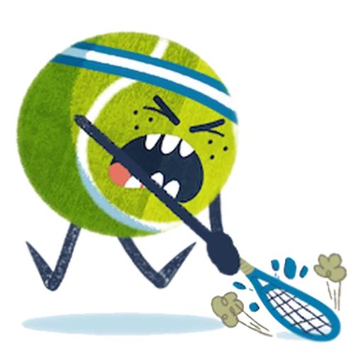 Стикер «Теннис-5»