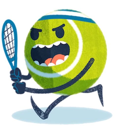 Стикер «Теннис-6»