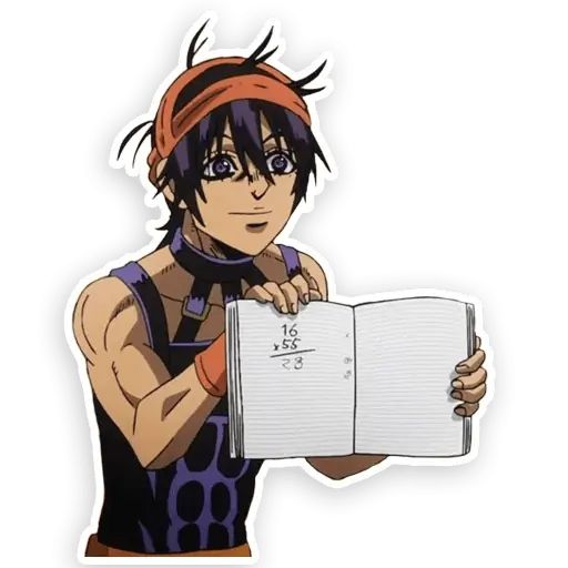 Стикер «Невероятные приключения ДжоДжо-7»