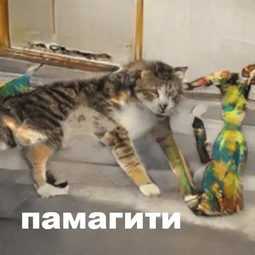 Стикер «Несуществующие коты-5»