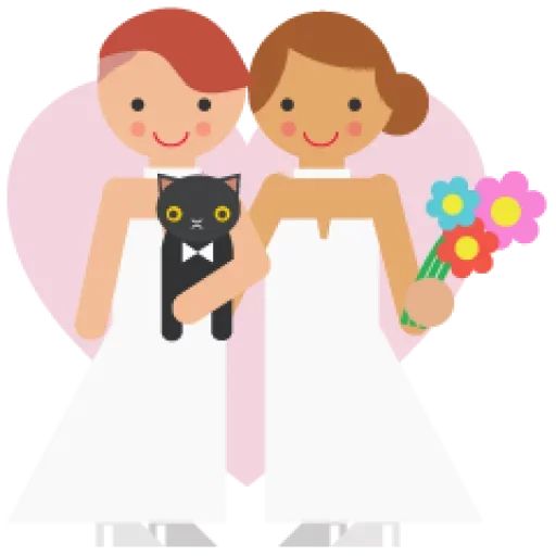 Стикер «Радужные люди-6»