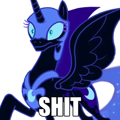 Стикер «MLP bitard talks-9»