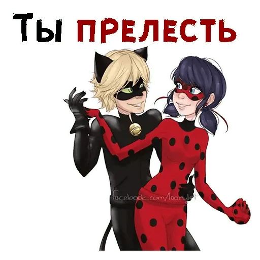 Набор стикеров для Telegram «Леди Баг»