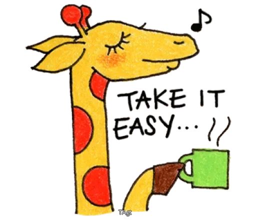 Стикер «Take it easy-6»