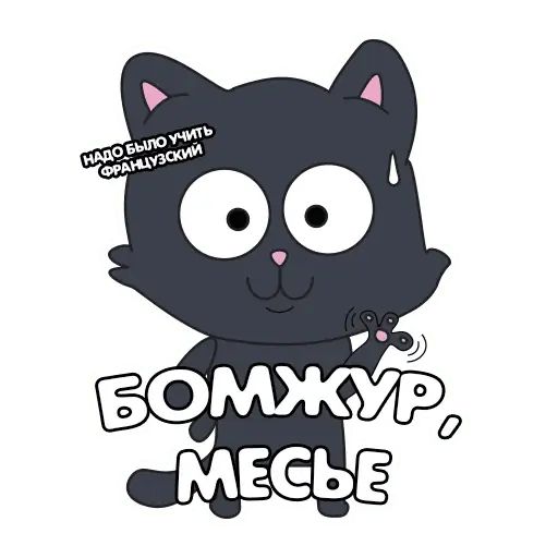 Стикер «Кот IT-шника-6»