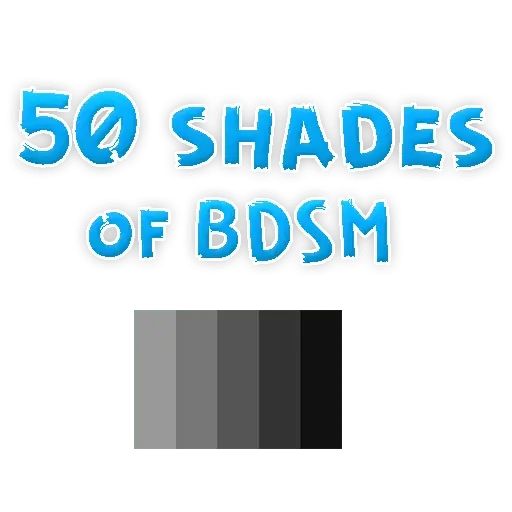 Стикер «50 shades of BDSM-1»