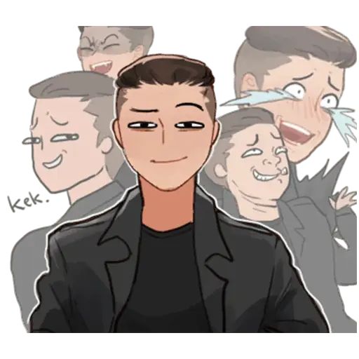 Стикер «Коварный парень-2»