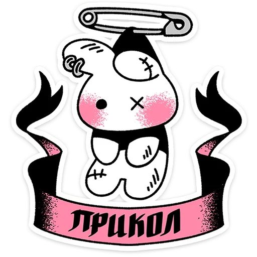 Стикер «Зверушки-татушки-9»