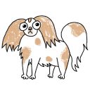 Набор стикеров «Собачка Ёжик»