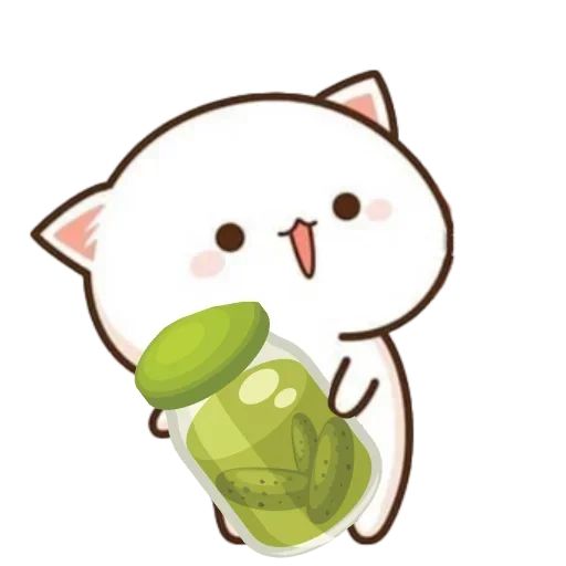 Стикер «Mochi Peach Cat Meme-3»