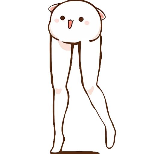 Стикер «Mochi Peach Cat Meme-6»