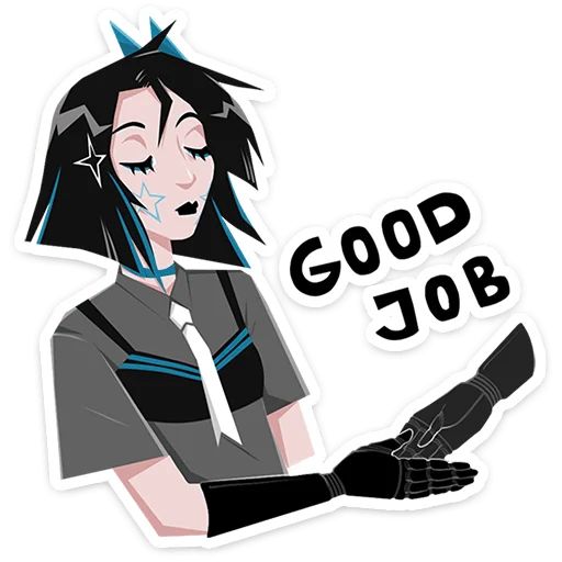 Стикер «Кира Хоши-10»